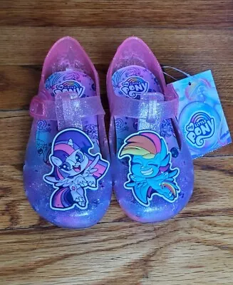 NEW !! My Little Pony Toddler Girls Jelly Shoes  Size 7 • $19.50