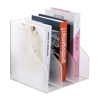 £29.99 • Buy NEW SANRUI Magazine Book File Rack File Holder Acrylic A4 A5 Document Paper Mail