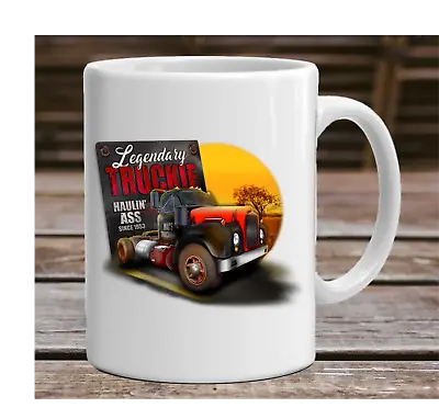 Legendary Truckie / Old Mack Truck Coffee Mug • $14.13