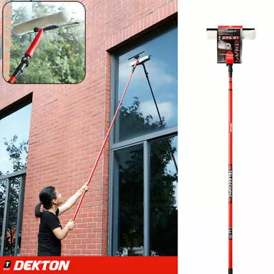 £11.89 • Buy 3.5m Telescopic Conservatory Window Glass Cleaner Cleaning Kit Wash Squeegee