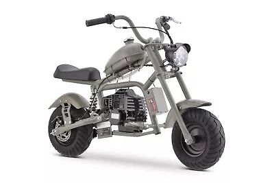 Kids Grey 49cc 2 Stroke Gas Powered Dirt Bike Pull Start Mini Youth Motorcycle • $389.95