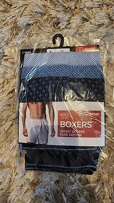 Marks And Spencer Men's 3pairs Jersey Boxers • £14.99
