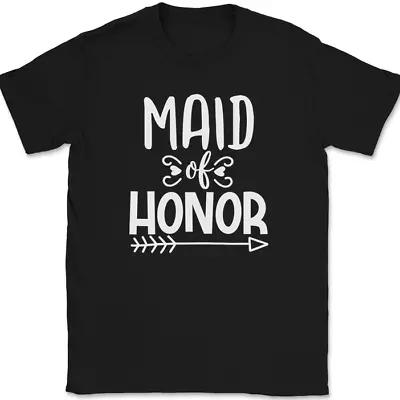 Maid Of Honor T-Shirt Wedding Party Bride Groom Event Group Gift Tee • $15.98
