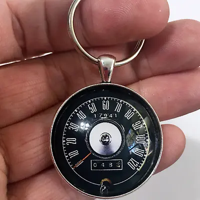 Vintage 60's Ford Mustang 120 MPH Speedometer Gauge Reproduction Keychain • $12.95