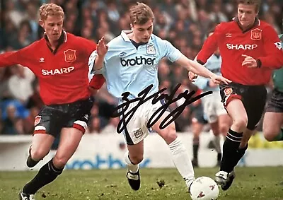 Georgi Kinkladze Manchester City Signed Photo Football • £12