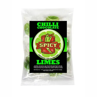£3.25 • Buy Ghost Pepper Chilli Chocolate Limes - Chilli Lime Boiled Sweets 100g New Product