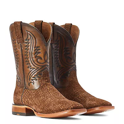 Ariat® Men's Circuit Paxton Tan Hippo Print Square Toe Boots 10042407 • $189.97