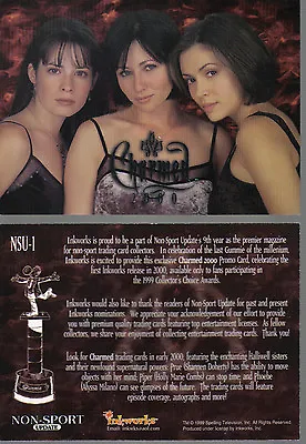 Charmed Season One Promo Card Nsu-1 • £4.95