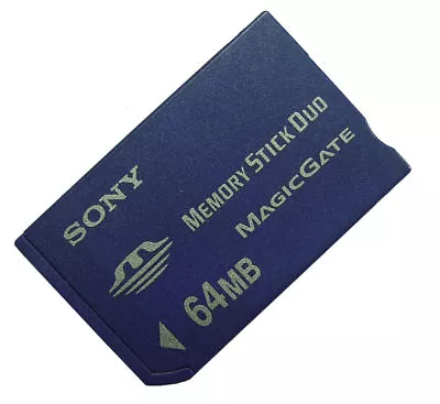  SONY 64MB Memory Stick Duo MSH-M64 Standard Made In Japan Older Camera • $7