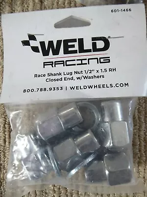 Weld Racing Wheels 1/2  Ford Closed End Shank Wheel Nuts Aluma-star/magnum  • $42