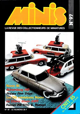 MINIS AUTOS-MINIS PLASTIC METAL Miniature Collectors' Magazine #97 • $5.35