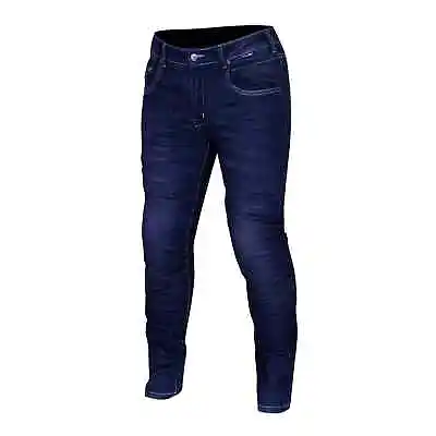 Merlin Route One Peyton Water Resistant Ladies Motorcycle Jeans Navy Size 8 • £52.99