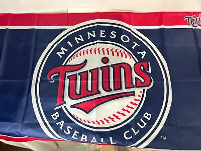 MLB Minnesota Twins 58x34” Flag Man Cave Flag USA Old School Banner • $12.45