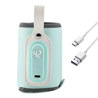 Night Feeding Bottle Warmer Car USB Charge Fast Heating Constant Temperature • £13.76