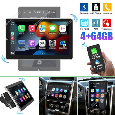 2DIN Wireless Apple CarPlay Android 13 Auto Car Stereo Head Unit USB FM 4+64GB • $142.82