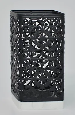 Bath & Body Works Black Swirl Gate Metal Gentle Foaming Hand Soap Sleeve Holder • $19.99