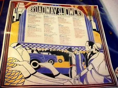 Vtg Broadway Sing Along Shower Curtain 20's Style Vinyl  New York Chrysler Bldg • $34.99