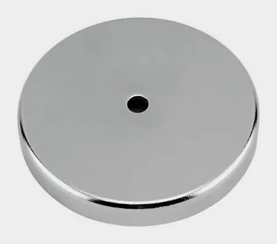 Master Magnetics .283 In. Ceramic ROUND BASE MAGNET Silver 16 Lb. Pull 1pk 07216 • $11.40