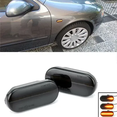 2x Dynamic Amber LED Side Marker Turn Singal Light For Golf Passat Focus Leon • $13.59