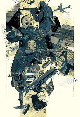 Heat By Melbs Ltd Edition X/45 Poster Print Mondo MINT Movie Art • $90