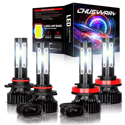 For Scion IQ 2012-2015 - 6000K Front LED Headlight High Low Beam Bulbs Combo 4PC • $23.99