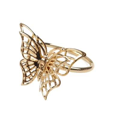£9.52 • Buy  4 Pcs Napkin Band Buckle Paper Rings Butterfly Dinner Party