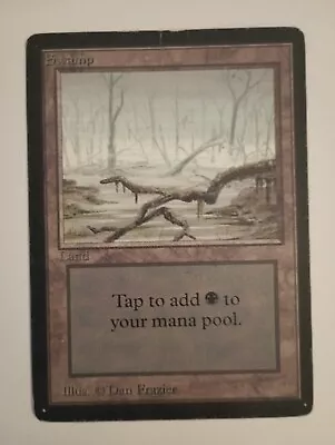 Swamp MP MTG Magic The Gathering Beta Basic Land (B) • $19.95