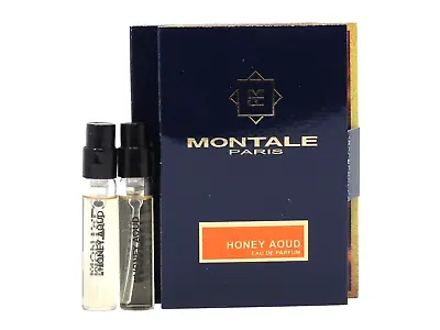 MONTALE PARIS HONEY AOUD EDP 2.0ml .06fl Oz X 2 COLOGNE PERFUME SPRAY SAMPLES • $11