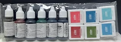 The Stamp Market MINI INK CUBES Stamp Pads Refills Reinkers Lot • $44.99