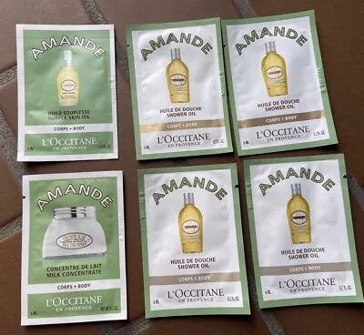 L'Occitane Amande Body Milk Concentrate | Skin Oil | Shower Oil - Lot Of 6 • $12.95