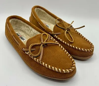 Minnetonka Ladies # 3502 Leather Lined Moccasins Sz 9 • $21.99