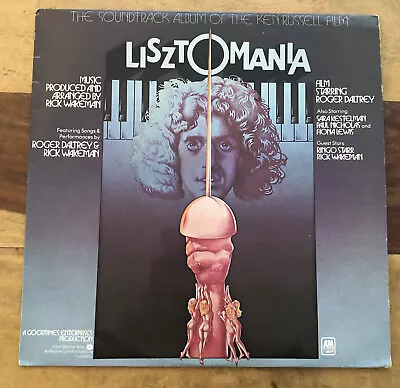 Lp Lisztomania Film Soundtrack Ken Russel 1975. • £3.99