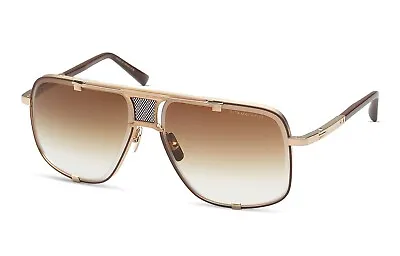 Dita Mach-five Drx-2087-i Gld Brn Brushed White Gold-brown Gradient Sunglasses • $699