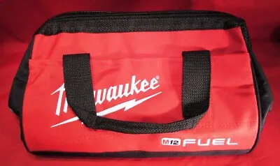 MILWAUKEE FUEL TOOL BAG 13.5x9.5x9  RED WITH BLACK HOLDS UP TO 4 TOOLS+ - NEW • $16.49