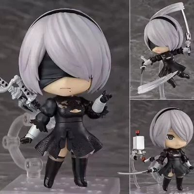 Anime Game NieR Automata 2B YoRHa No.2 Type B PVC Figure Toy Model Statue 10cm • $35.99