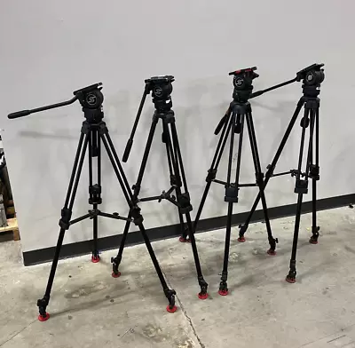 $850 • Buy Sachtler FSB 2 Fluid Head With Aluminum Legs Spreader FSB 6 8 10