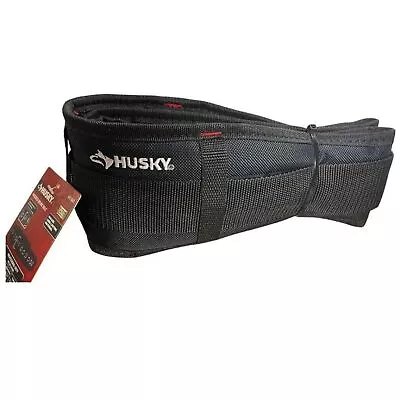 Husky Black Padded Professional Duty Work Tool Belt Construction Back Support • $18