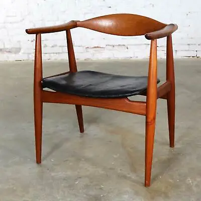 Hans Wegner Teak CH 35 Chair For Carl Hansen And Son Vintage Scandinavian Modern • $3495