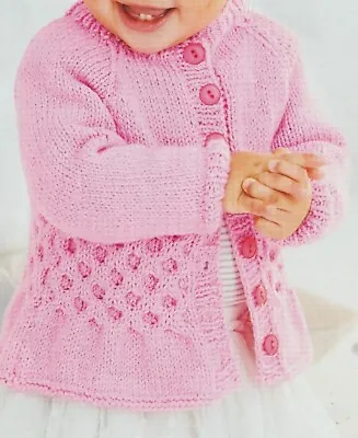 0545 Child's Cardigan & Sweater 16-24  DK Vintage Knitting Pattern Reprint • £3.49