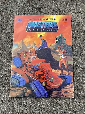 Vintage 1985 Masters Of The Universe Color And Activity Book Motu J3 • $14.99