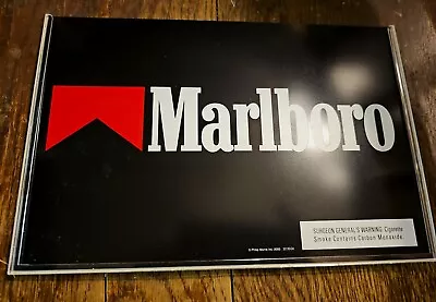 MARLBORO STORE DISPLAY SIGN 12 ×8   2000 Year. Vintage  • $9.95