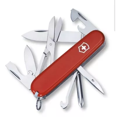 New Swiss Army 1.4703-033-x1 Red Super Tinker Victorinox Multi Tool Knife • $38.99