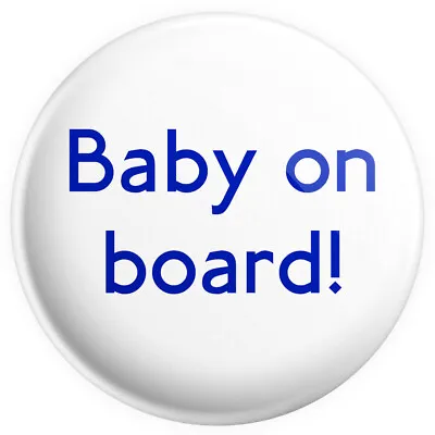 Baby On Board TFL 38mm Brand New Button Pin Badge - Novelty Pin Badge. • £1.29