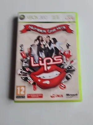 Lips: Number One Hits (Xbox 360) PEGI 12+ Rhythm: Sing Along Fast And FREE P & P • £3.50