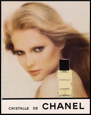 PRINT AD Perfume   CHANEL   CRYSTAL Original 1979 ADVERTISE - PUB   • £3.11