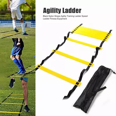 Speed Agility Ladder Fitness Training Ladder Soccer Sports Footwork Practise Gym • $19.99