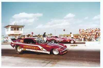 1970's Drag Racing-Roland Leong-  HAWAIIAN  Vs Mr Norm Charger-Gateway Nationals • $2.50