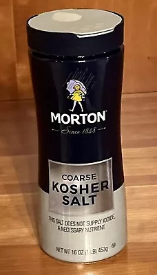 Morton Kosher Salt Shaker 1 Lb Bottle-empty • $2.95