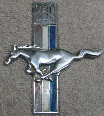 1965 – 1968 Original Ford Mustang 289 Fender Emblem Badge • $14.99