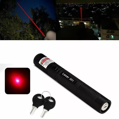 650nnm <1MW 301 Red Laser Pointer Pen Power Lazer Visible Beam Light Gift • $21.89